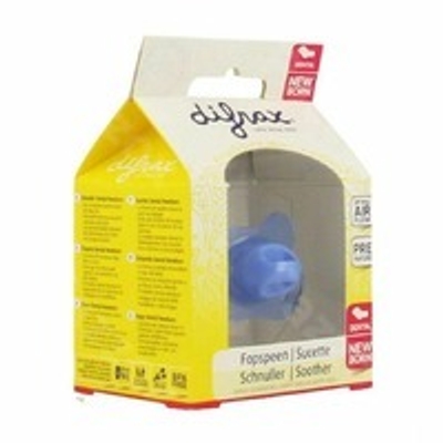 Difrax Fopspeen Newborn Dental Sil Boy -2/2m 1 796