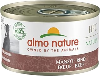 almo nature HFC Natural met rundvlees, 24 x 95 gr - natvoer honden