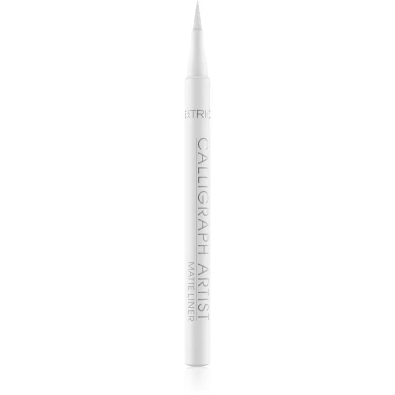 Catrice Calligraph Artist Matte eyeliner stift met Matterend Effect Tint 070 Snow White 1,1 ml