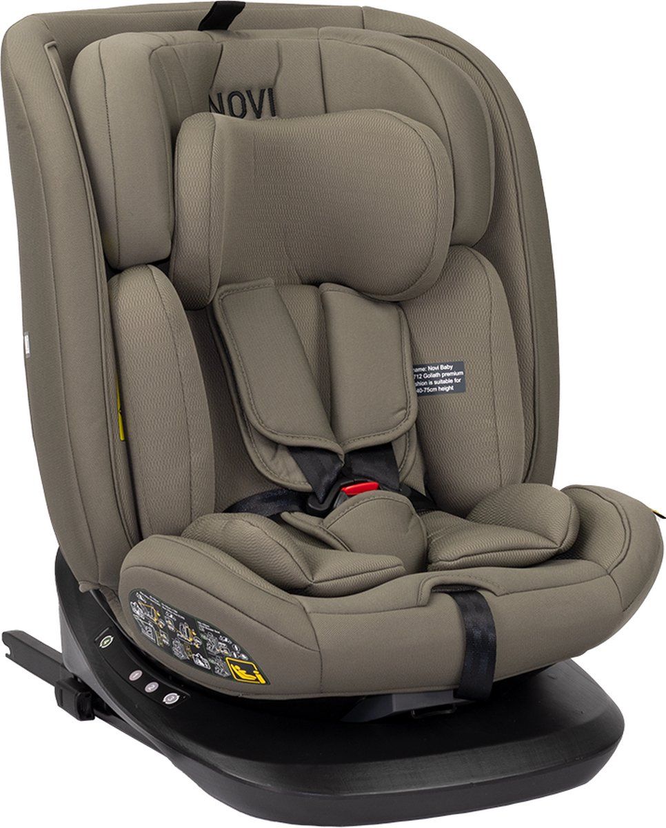 Autostoel Novi Baby&reg; Goliath Premium I-Size Rotation Dark Chocolat