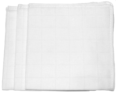 Briljant Baby - Hydrofiel Monddoekje Wit - Hydrofiele doeken - Wit