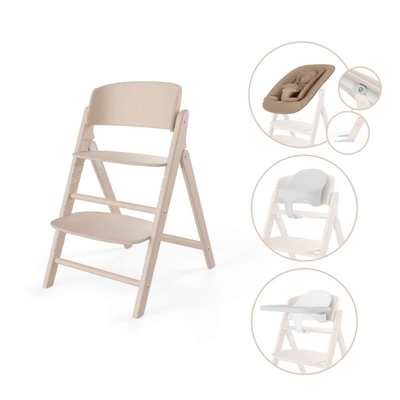 Cybex Click & Fold Kinderstoel 4-in-1 - All Natural / Light Natural