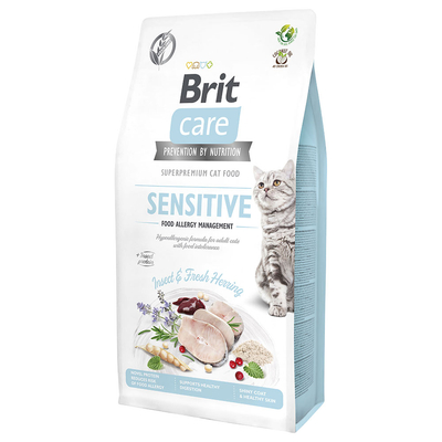 Brit Care Cat Grain-Free Insect Food Allergy Management - Dubbelpak: 2 x 7 kg - kattenbrokken