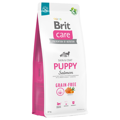 2x12kg Brit Care Dog Graanvrij Puppy Zalm & Aardappel hondenvoer droog - hondenbrokken