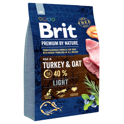 Brit Premium by Nature Light - Dubbelpak: 2 x 3 kg - hondenbrokken