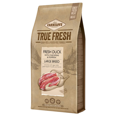 Carnilove True Fresh Large Breed met Eend - Dubbelpak: 2 x 11.4 kg - hondenbrokken