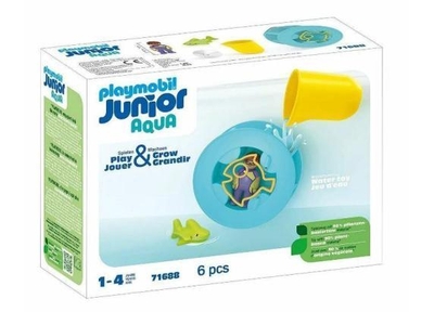 Playmobil PLAYMOBIL Junior Aqua Waterwervelrad met babyhaai - 71688