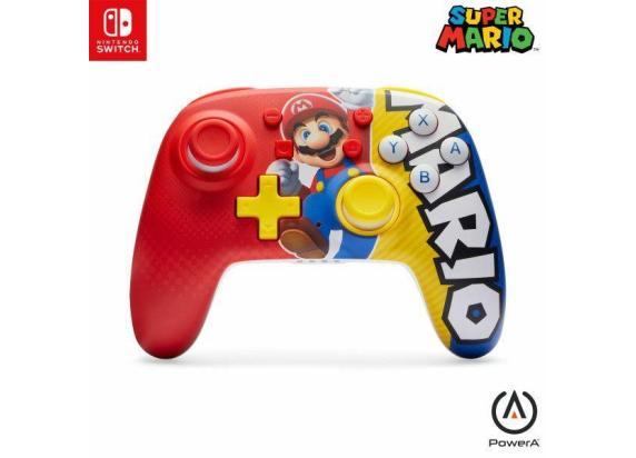 PowerA Nano Verbeterde Draadloze Controller voor Nintendo Switch - Mario Victory