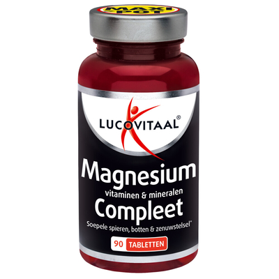 2x Lucovitaal Magnesium Vitaminen&Mineralen Compleet 90 Tabletten