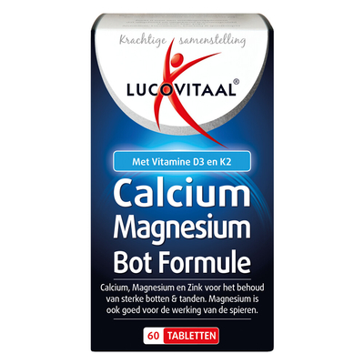 2x Lucovitaal Calcium, Magnesium en Botten 60 tabletten