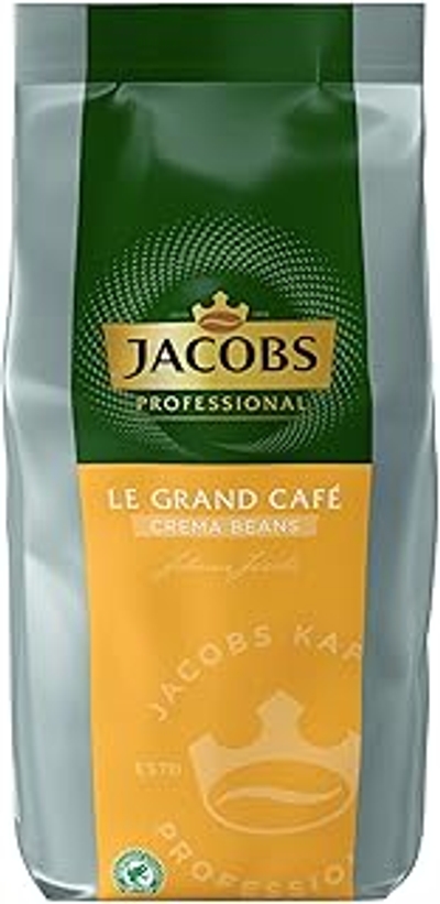 Jacobs Professional Le Grand Café Crema, hele koffiebonen 1kg, mild, intensiteit 2/5