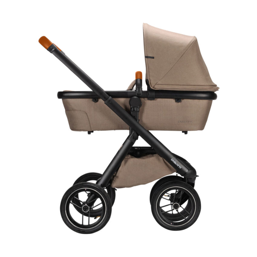 Dubatti One E5 Kinderwagen 2-in-1 - Black / Cognac - Taupe