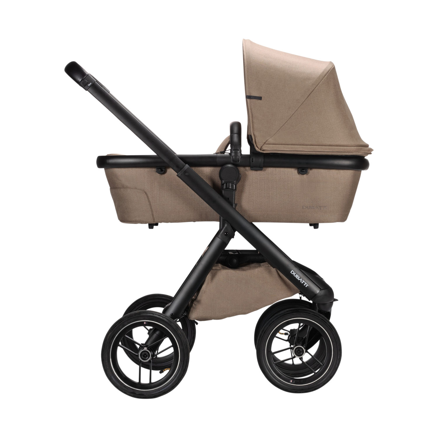 Dubatti One E5 Kinderwagen 2-in-1 - Black / Black - Taupe