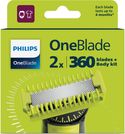 Philips OneBlade 360 scheermesjes - 2 stuks