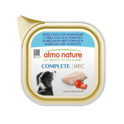 Almo Nature HFC Complete kabeljauw met tomaten natvoer hond (150 g) 22 x 150 g - natvoer honden
