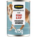 Jumbo Brokken in Gelei met Rund & Kip 415g - natvoer honden