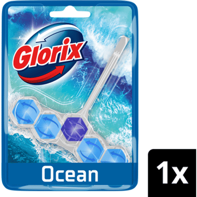 Glorix Power Clean Toiletblok Ocean - 1 toiletblok