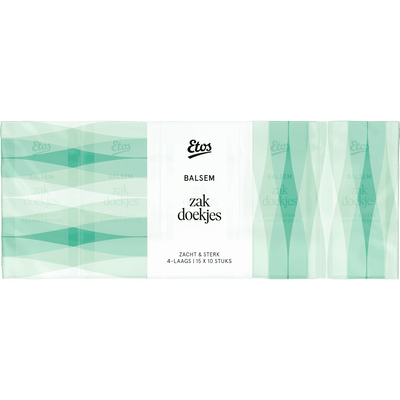 Etos zakdoekjes - 15 doekjes