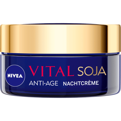 NIVEA Vital Soja 65+ Anti-Age Nachtcrème - Rijpere huid - 50 ml