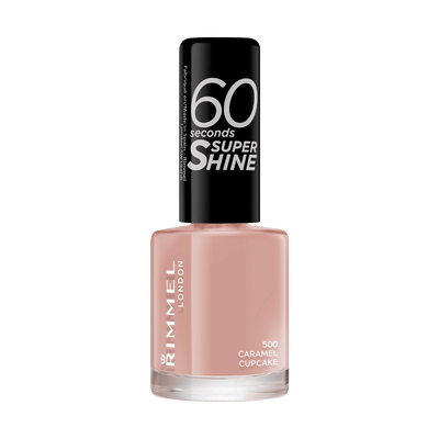 Rimmel London 60 Seconds Super Shine Nagellak 500 Caramel Cupcake