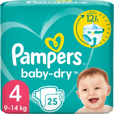 Pampers Baby Dry  luiers maat 4 - 25 stuks