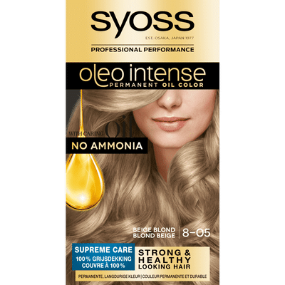 SYOSS Oleo Intense - 8-05 Beigeblond - Permanente Haarverf - Haarkleuring - 1 stuk