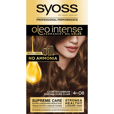 Syoss Oleo Intense 4-08 Licht Goudbruin Haarverf