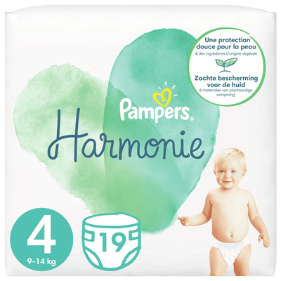 Pampers Harmonie  luiers maat 4 - 19 stuks