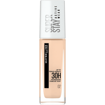 Maybelline New York SuperStay 30H Active Wear Foundation 2 Naked Ivory 30 ML