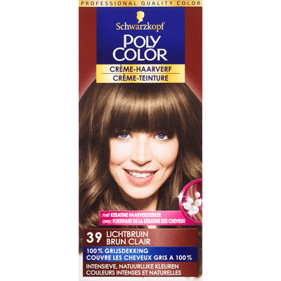 Schwarzkopf Poly Color Crème-Haarverf 39 Lichtbruin