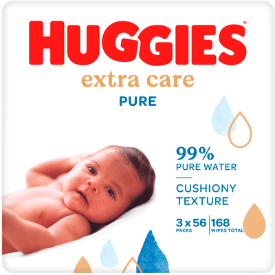 Huggies Pure billendoekjes - 168 stuks