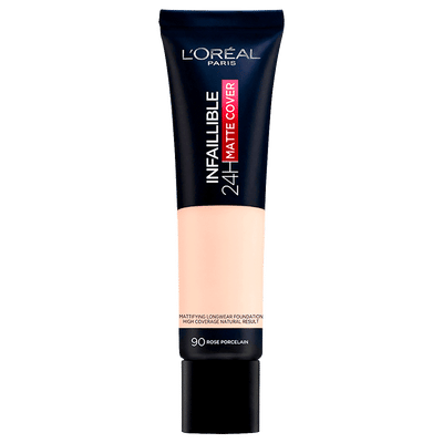 L'Oréal Paris Infaillible 24H Matte Cover Foundation 90 Porcelain Rosé 30 ML