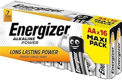 Energizer alkaline Power-AA-batterijen Power AA set van 16 stuks. 16-Pack