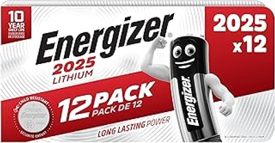 Energizer - Pack van 12 CR2025/3 V lithium batterijen