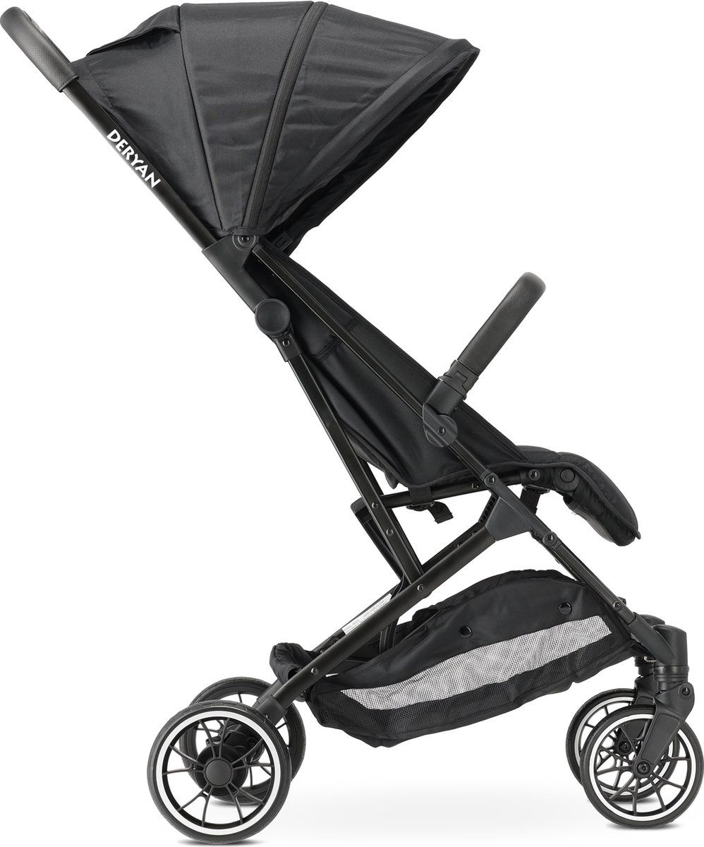 Deryan Rolo Luxe Lichtgewicht Buggy - Zwart