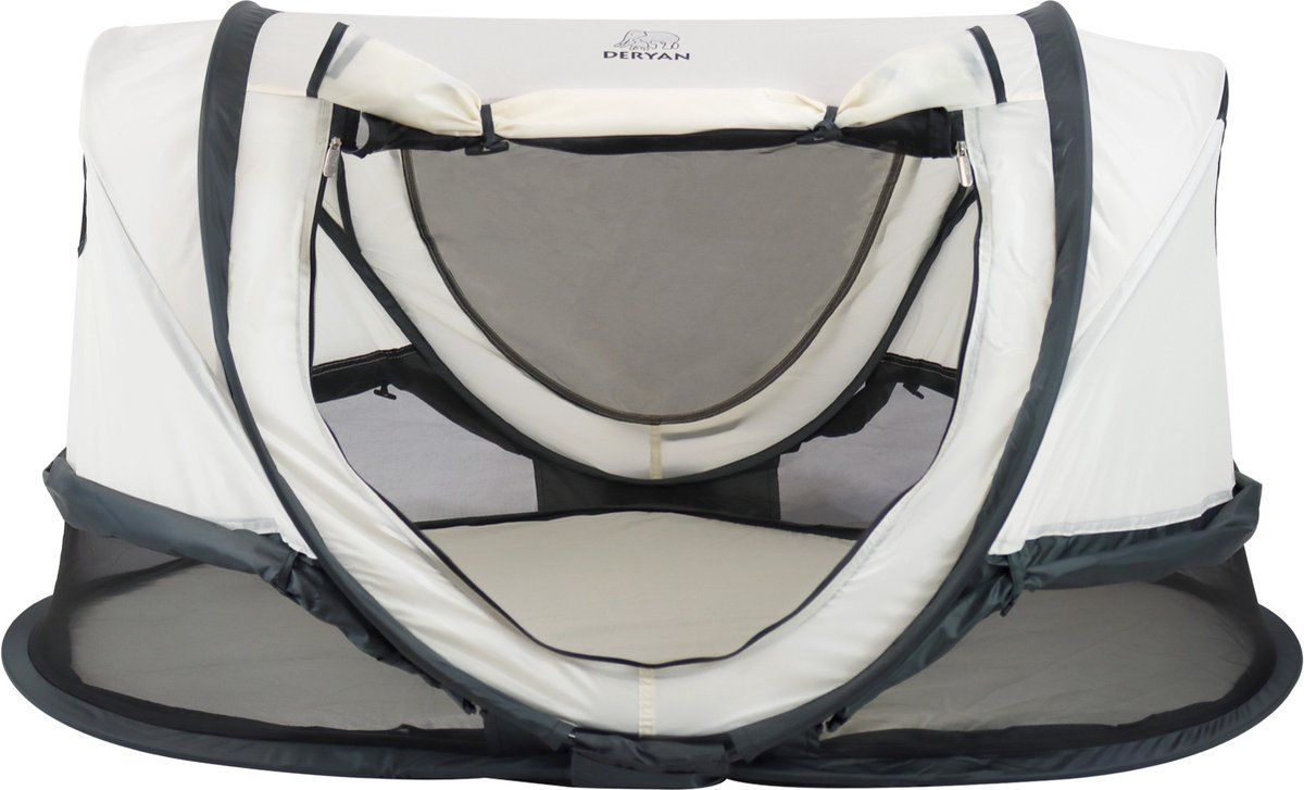 deryan-shane-luxe-2024-campingbedje-baby-tent-anti-uv-50-peuterbed-cream