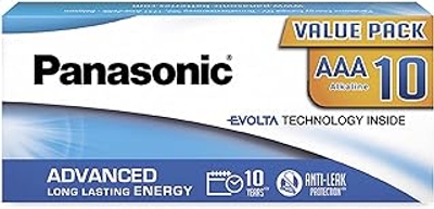 Panasonic Evolta AAA batterijen 1,5 V - 10 stuks