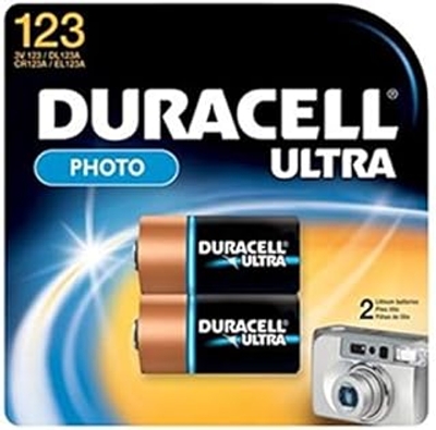 Duracell speciale batterij Ultra Lithium type CR123A - 2 stuks