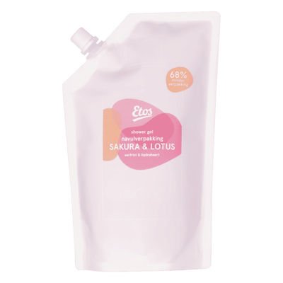 Etos Sakura & Lotus Showergel Navulverpakking 500 ML