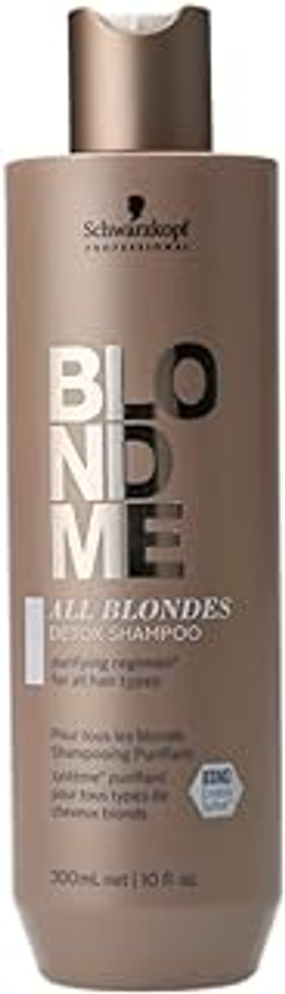 Schwarzkopf Blondme Keratin Restore All Blondes Shampoo Detox 300 ml, uniek, standaard