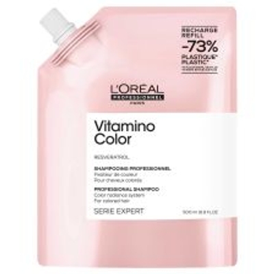 L’Oréal Professionnel Vitamino Color Shampoo Refill – Bescherming en meer glans - Voor gekleurd haar - Navulverpakking 500ml