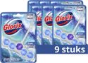 Glorix Power Clean Toiletblok - Ocean - geeft je een langdurig schoon en fris toilet - 9 stuks