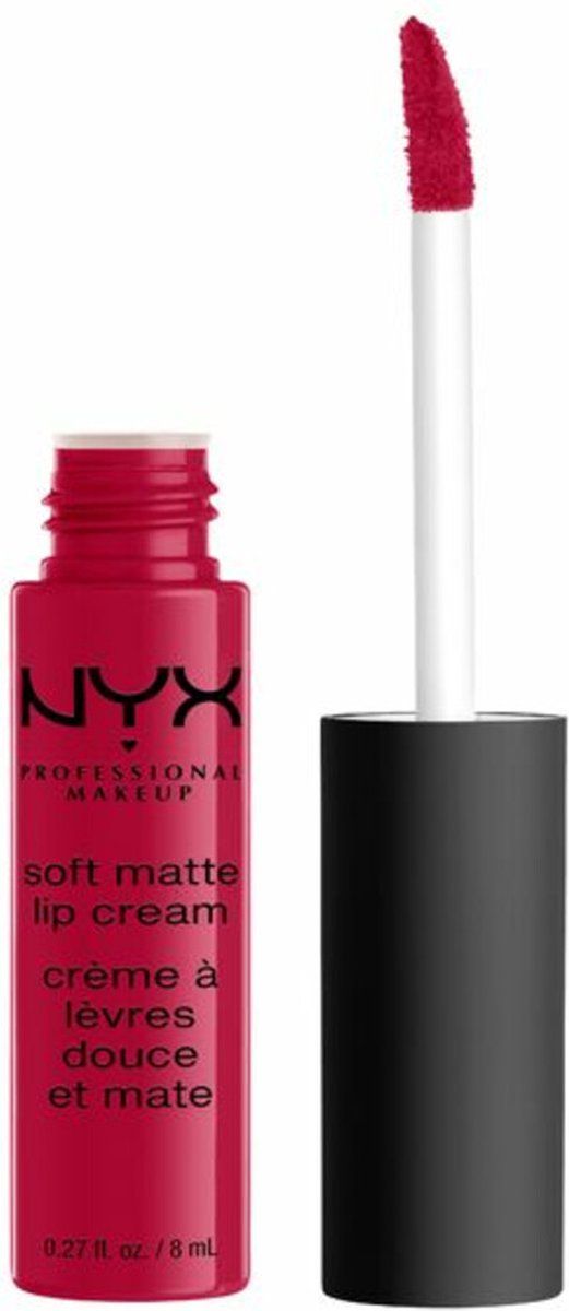 Nyx Professional Makeup Soft Matte Lip Cream - Monte Carlo - Matte lippenstift, lippenbalsemtextuur - Rood