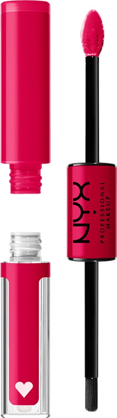 Nyx Professional Makeup Shine Loud High Shine Lip Color - World Shaper - Glanzende Vloeibare Lippenstift - Rode Roos