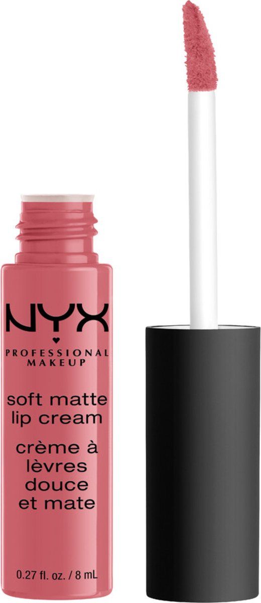 Nyx Professional Makeup Soft Matte Lip Cream - Cannes - Matte lippenstift, lippenbalsemtextuur - Roos Nude