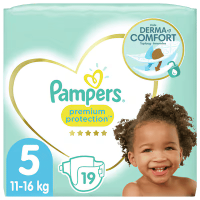 Pampers Premium Protection  luiers maat 5 - 19 stuks