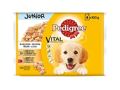 Pedigree voor kleine honden, kip en rund met gelatine rijst, 52 x 100 gr - natvoer honden