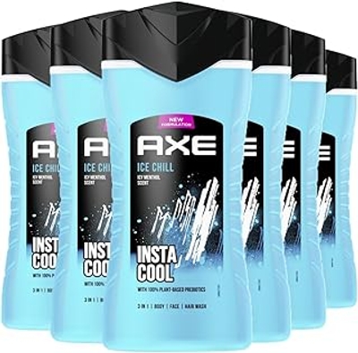 Axe 3-in-1 douchegel & shampoo Ice Chill XL - 6 x 400 ml