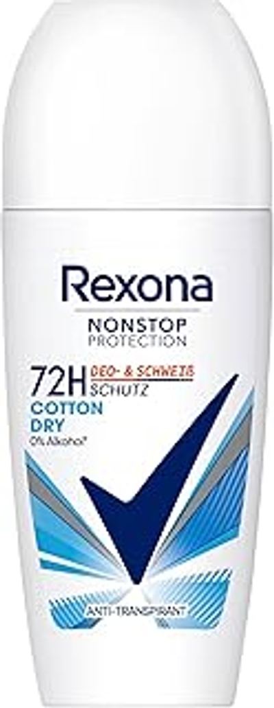 Rexona Nonstop Protection Roll-On Cotton Dry Anti Transpirant - 50 ml
