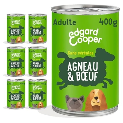Edgard & Cooper, paté, natuurlijk, graanvrij, zalm en kalkoen, 18 x 300 gr - natvoer honden